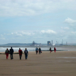 Fran Cottell artwork image: Seaton Sands,Seaton Carew - click to view